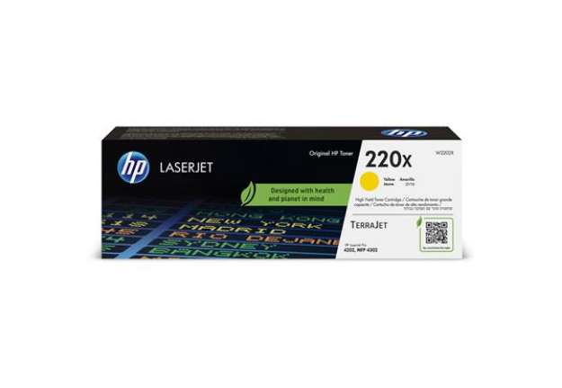 Immagine di Hp -  Toner originale LaserJet HP 220X - Giallo - W2202X - 5.500 pag