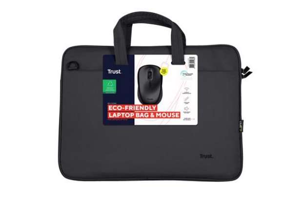 Immagine di Borsa per laptop - Bologna - con mouse - da 16 " - nero - Trust