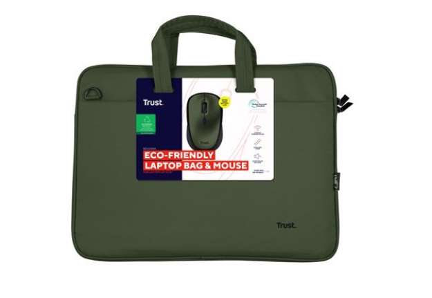 Immagine di Borsa per laptop - Bologna - con mouse - da 16 " - verde - Trust