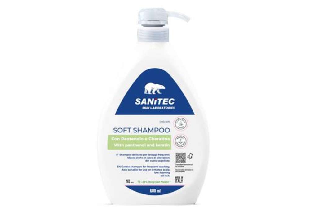 Immagine di Soft shampoo delicato per lavaggi frequenti Skin Lab Sanitec 600 ml 6013