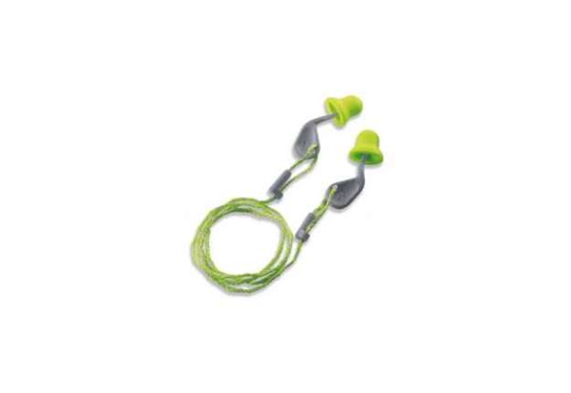 Immagine di Tappi auricolari monouso xact-fit con cavità per pollice Uvex - lime Conf 50 paia - 2124001
