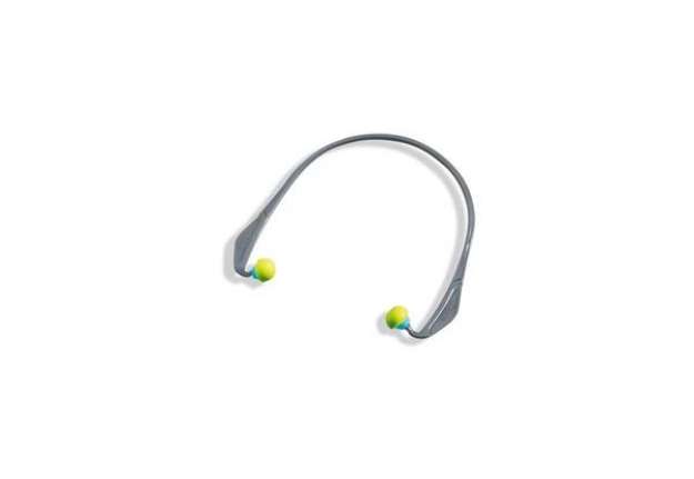Immagine di Archetto ergonomico preformato x-cap per capsule auricolari 2125351 Uvex grigio, blu e lime - conf 1