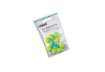 Immagine di Capsule di ricambio per archetto x-cap - Uvex - conf. 60 paia in bustine da 5 paia  lime/blu - 21253