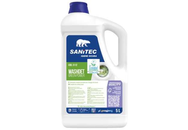 Immagine di Detersivo liquido lavatrice Washdet Green Power - 5 L - Sanitec
