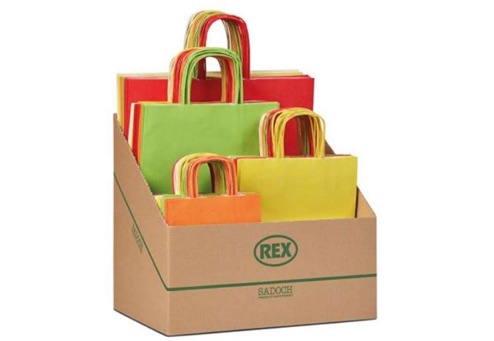 Immagine di Shopper Allegra - formati assortiti - colori chiari - Rex Sadoch - expo 100 pezzi