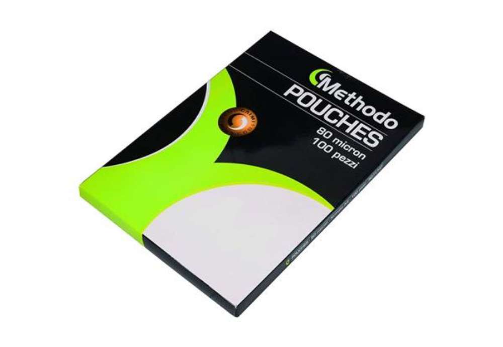 Immagine di Pouches adesive per plastificatrici 2x80 µm - A4 - Methodo in conf. 100 pezzi R071148