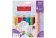 Immagine di Astuccio 18 matite Colour Grip + 6 matite Sparkle - colori assortiti - Faber-Castell