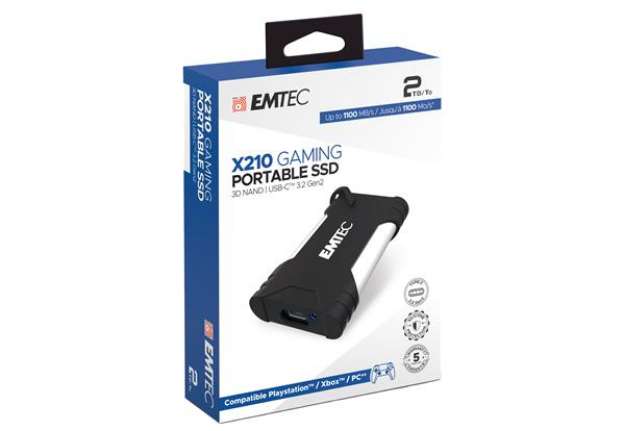 Immagine di Emtec - SSD Portatile Gaming 3.2Gen2 X210 - 2TB - ECSSD2TX210G