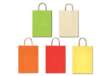 Immagine di Borsa Allegra su carta kraft bianca colori light assortiti conf. 25 pz Rex-Sadoch 16x8x21 cm - SDF16
