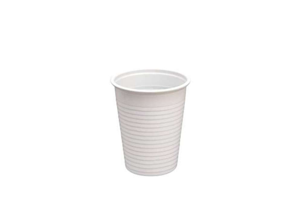 Immagine di Bicchiere in PP - 2 gr - 200 ml/200 cc - ø 70 mm - conf. 100 pz FlexiCup bianco 61755