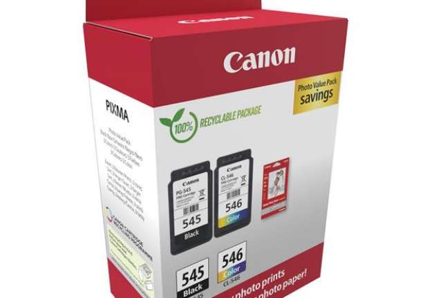 Immagine di Canon - Cartuccia Ink PG-545/CL-546 - con Confezione Fogli - 8287B008