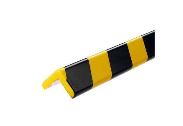 Immagine di Profilo paracolpi angolare C35 - giallo/nero - Durable