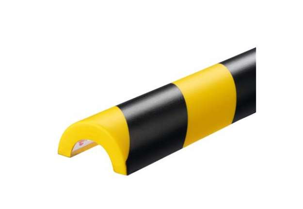 Immagine di Profilo paracolpi P30 - per superfici tubolari - giallo/nero - Durable