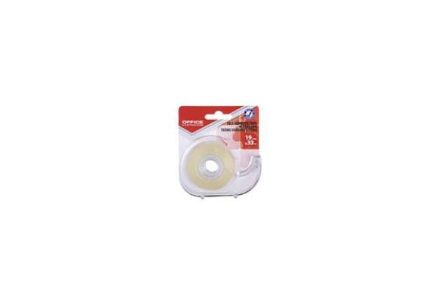 Immagine di Nastro adesivo 19 mm x 33 m con dispenser Office Products trasparente lucido - 18221931-90