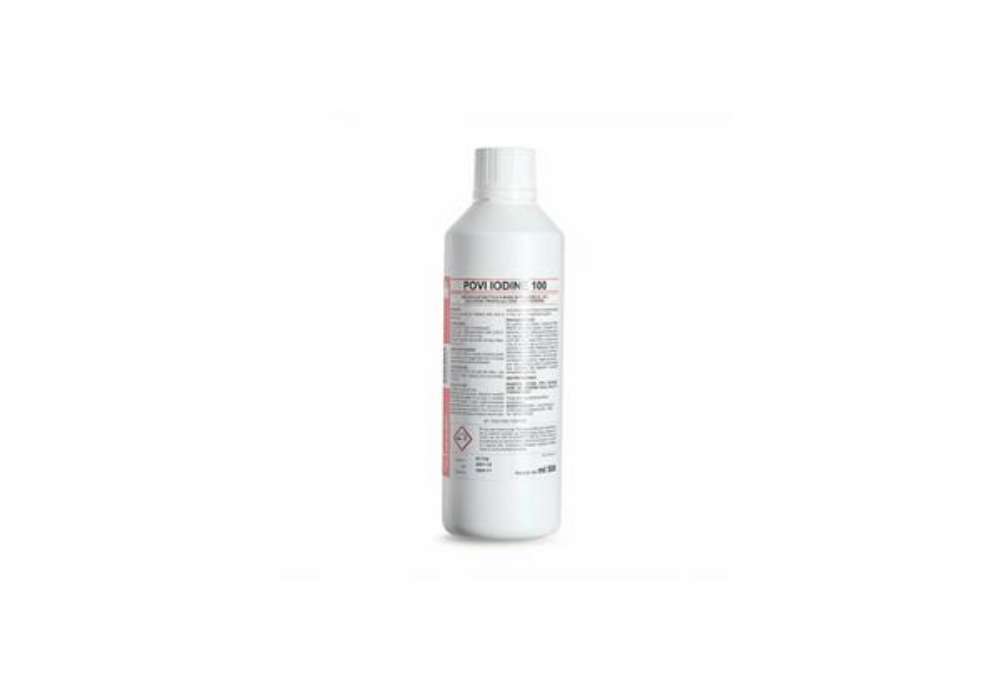 Immagine di Soluzione acquosa pronta all'uso Povi Iodine 100 a base di Iodopovidone 10% PVS 500 ml - JOD006