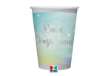 Immagine di Bicchiere Soft Rainbow - Buon Compleanno - 200 ml - carta - Big Party - conf. 8 pezzi
