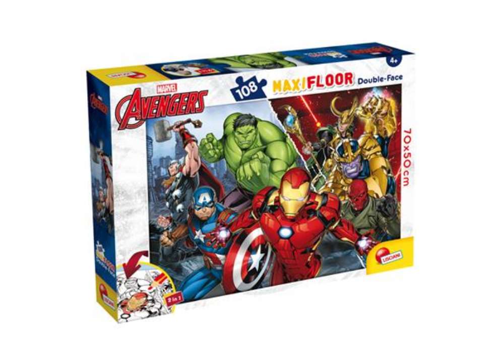 Immagine di Puzzle maxi - Marvel "Avengers" - 108 pezzi - Lisciani
