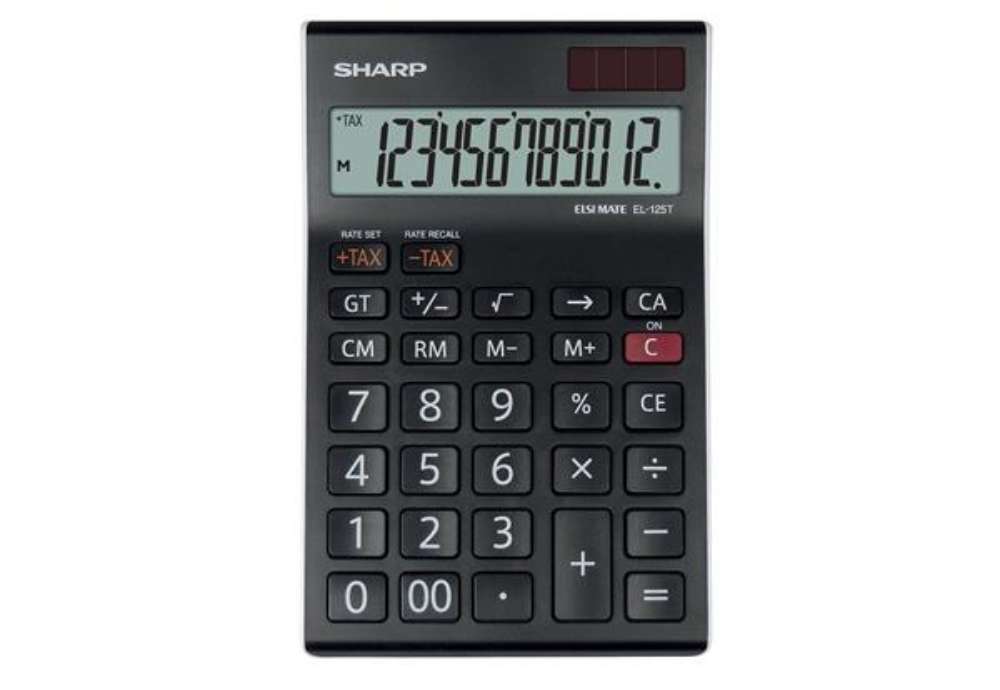 Immagine di Sharp - Calcolatrice da Tavolo EL-125T - 12 cifre - EL-125T