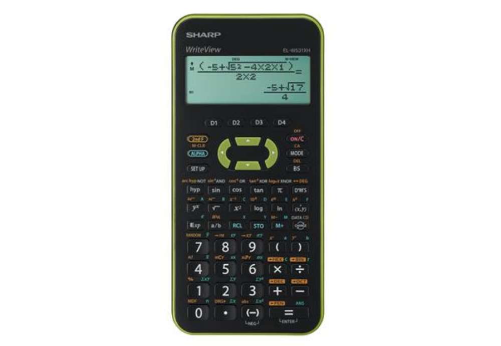 Immagine di Sharp - Calcolatrice Scientifica EL-W531XH - Verde - ELW531XHGR