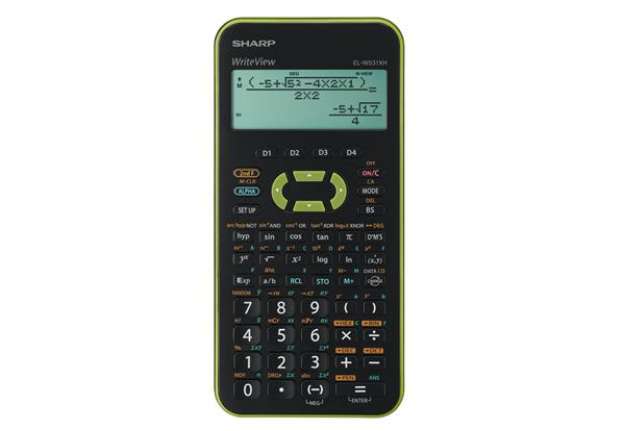 Immagine di Sharp - Calcolatrice Scientifica EL-W531XH - Verde - ELW531XHGR
