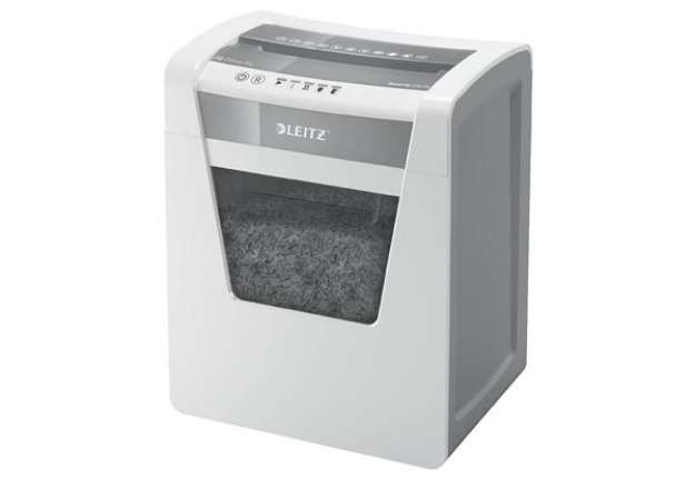 Immagine di Distruggidocumenti manuale Leitz IQ P4 Office - 23 L - bianco - 80030000