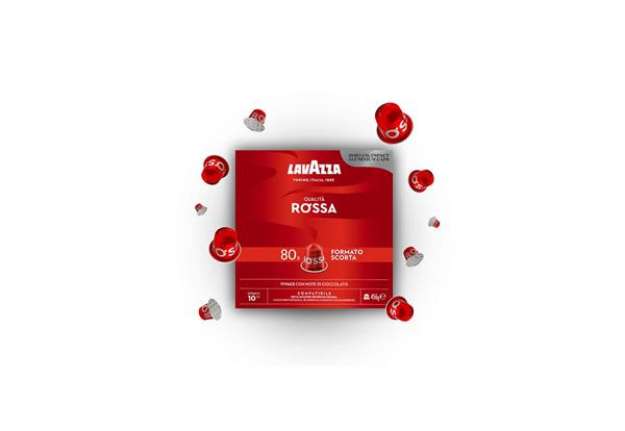 Immagine di Caffè in capsule compatibili Nespresso Qualità Rossa C&G Lavazza - conf. da 80 pz - 7019