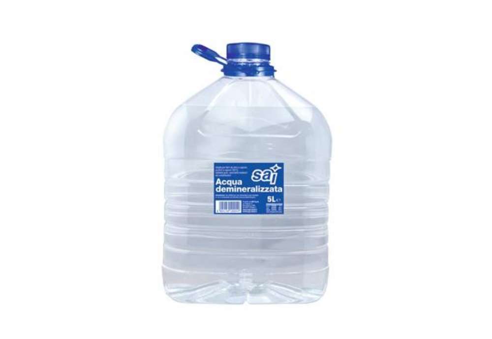 Immagine di Acqua demineralizzata SAI - formato 5 litri - 0201018