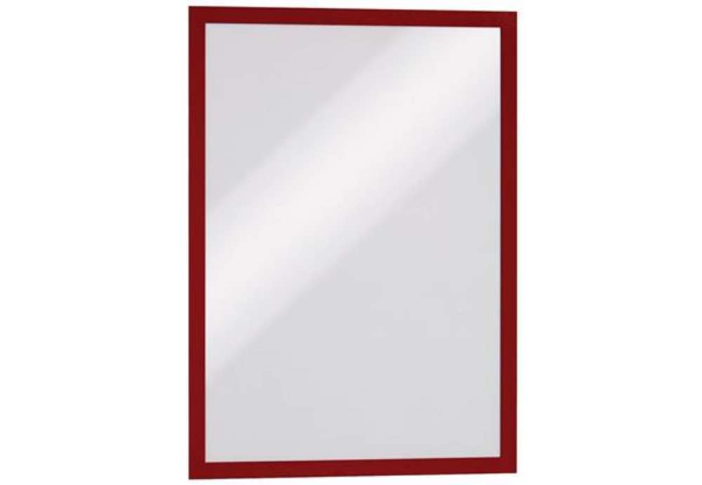 Immagine di Cornice espositiva Durable DURAFRAME® formato A3 rosso in conf. 6 pz - 4883-03