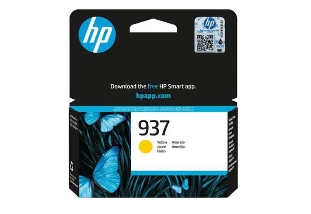 Immagine di Hp originale - Cartuccia 937 - Giallo - 4S6W4NE
