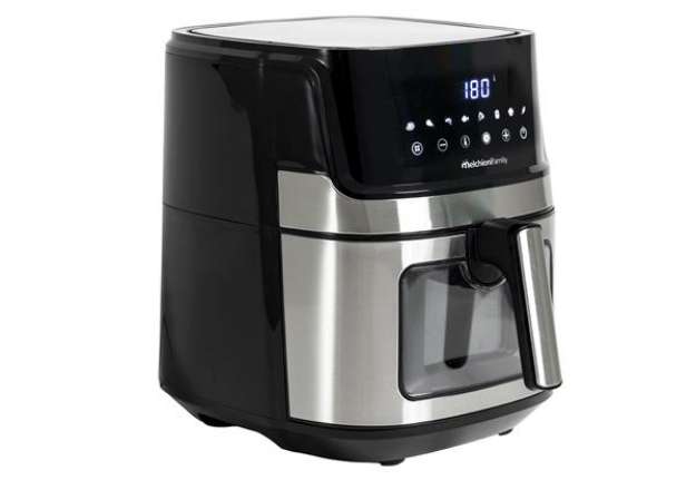 Immagine di Friggitrice ad aria smart Ginevra - 26,8 x 33,7 x 34,2 cm - 6,5 L - nero - Melchioni family