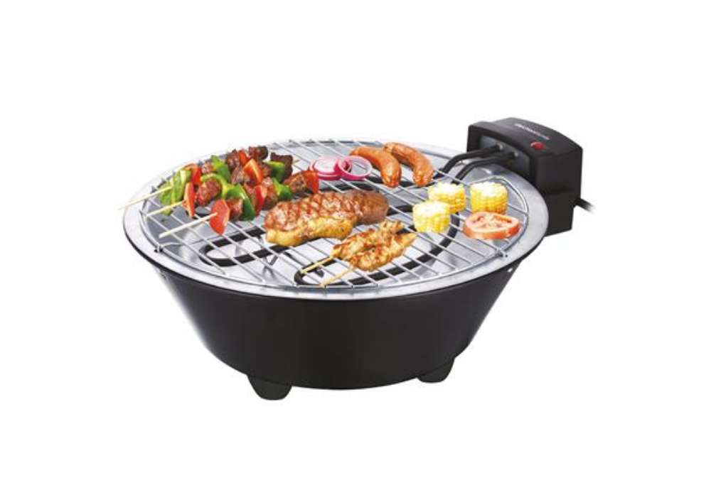 Immagine di Griglia elettrica da tavolo BBQ1 - 1250 W - nero - Melchioni family