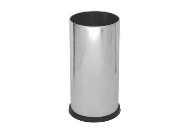 Immagine di Portaombrelli Steel - con vaschetta interna - diametro 24 cm - H 49 cm - 22 L - acciaio lucido - Sti