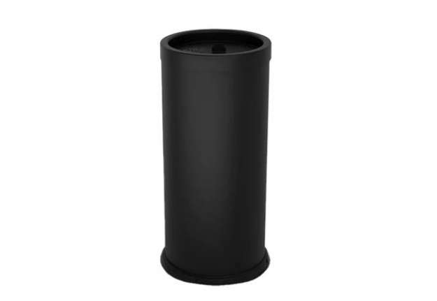 Immagine di Posacenere autoestinguente coperto da terra -  diametro 31 cm -  H 72 cm - nero - Stilcasa