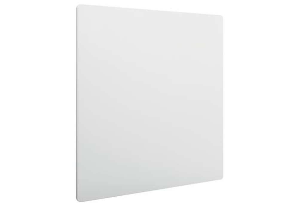 Immagine di Lavagna magnetica modulare - senza cornice - 45 x 45 cm - acciaio - bianco - Nobo