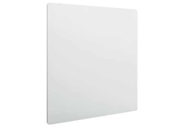 Immagine di Lavagna magnetica modulare - senza cornice - 45 x 45 cm - acciaio - bianco - Nobo