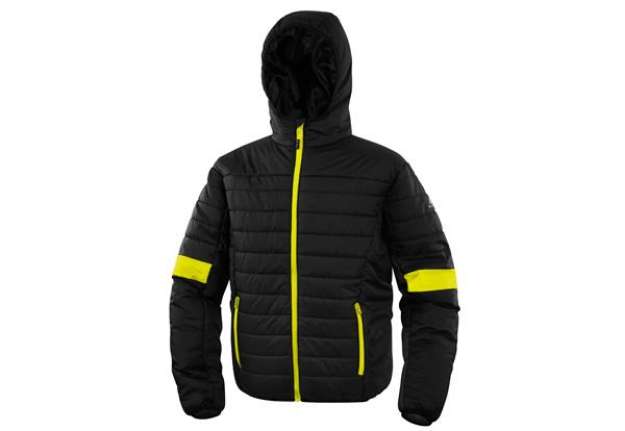 Immagine di Piumino imbottito Bloom - taglia XL - PE - nero/giallo - Deltaplus