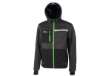 Immagine di Felpa Galaxy - taglia XL - nero/verde - U-Power
