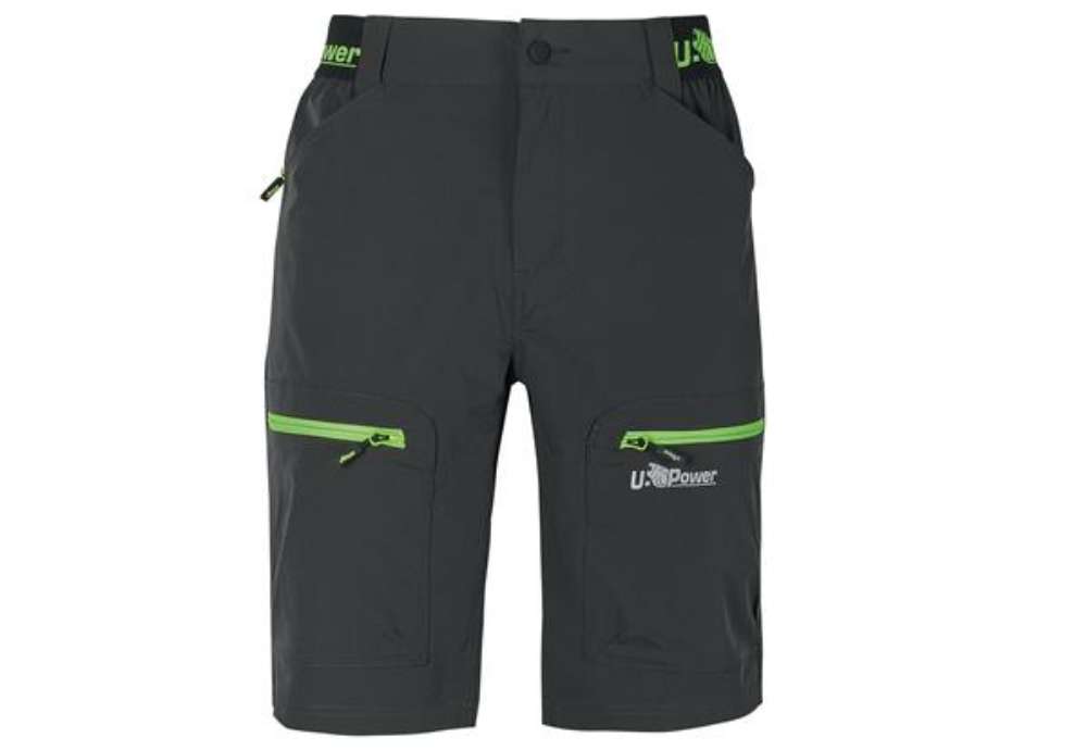 Immagine di Bermuda Ares - taglia XL - grigio/verde - U-Power