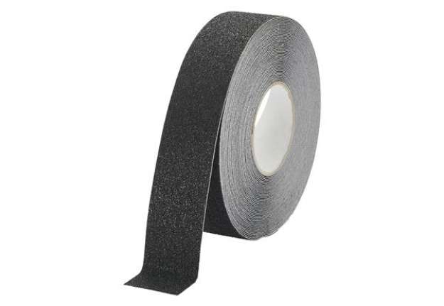 Immagine di Nastro adesivo antiscivolo DURALINE GRIP+ - 5 cm x 15 m - nero - Durable