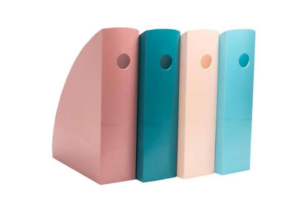 Immagine di Portariviste Skandi - 30,5 x 26,6 x 8,2 cm - colori assortiti - Exacompta - conf. 4 pezzi