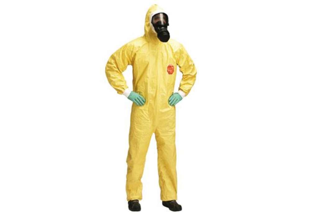 Immagine di Tuta da lavoroTychem 2000 - taglia L - giallo - Dupont