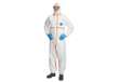 Immagine di Tuta Tyvek 800J - con nastrature arancioni - taglia L - bianco - Dupont