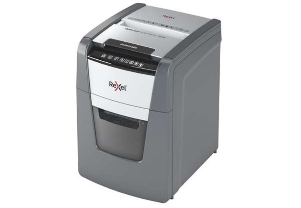 Immagine di Distruggidocumenti Optimum AutoFeed+ 100M - automatico - Rexel