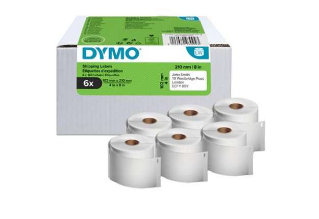 Immagine di Etichette LW DHL solo per LW5XL - 102mmx210mm - DYMO - conf. 6 rotoli