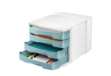 Immagine di Cassettiera 394x Ellypse Xtra Strong - 4 cassetti - 29,2 x 38,6 x 24,6 cm - multicolore - Cep