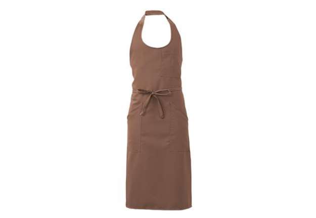 Immagine di Grembiule Capri - unisex - taglia unica - caffè - Giblor's