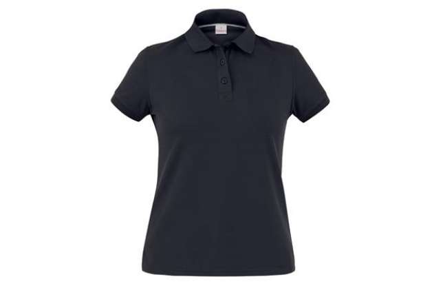 Immagine di Polo Susan - da donna - manica corta - taglia L - nero - Giblor's