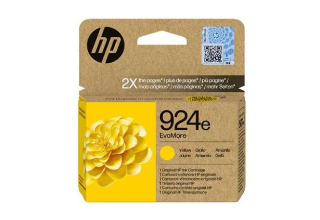 Immagine di Hp - Cartuccia ink originale - 924e - Giallo - 4K0U9NE - 800 pag