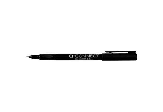 Immagine di Fineliner Q-Connect 0.4 mm nero  Conf. 10 pezzi - KF25007