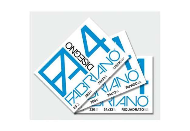 Immagine di Album da disegno Fabriano F4 220 g/m² 24x33 cm 20 ff. lisci 05200597